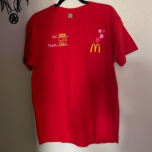 Cardi B Offset McDonald’s crew shirt